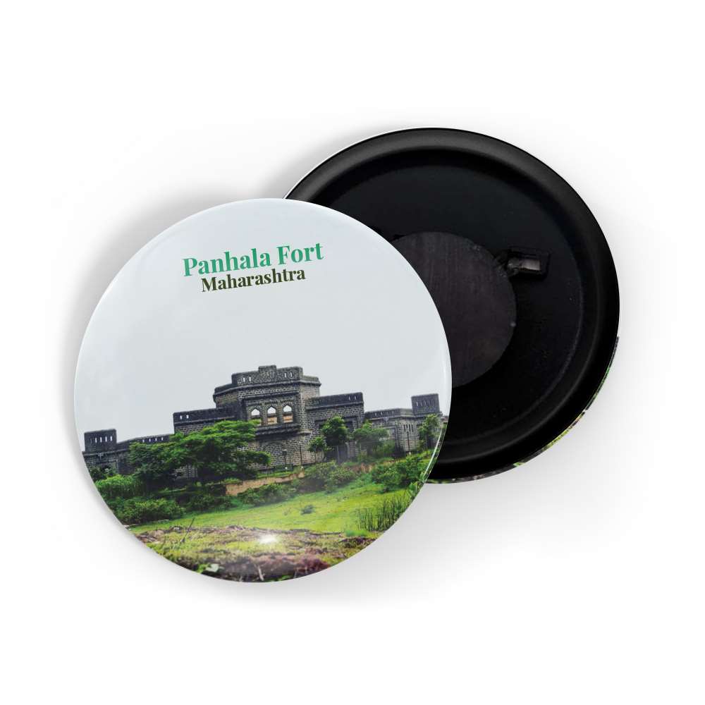 dhcrafts Fridge Magnet Multicolor Maharastra Panhala Fort Glossy Finish Design Pack of 1